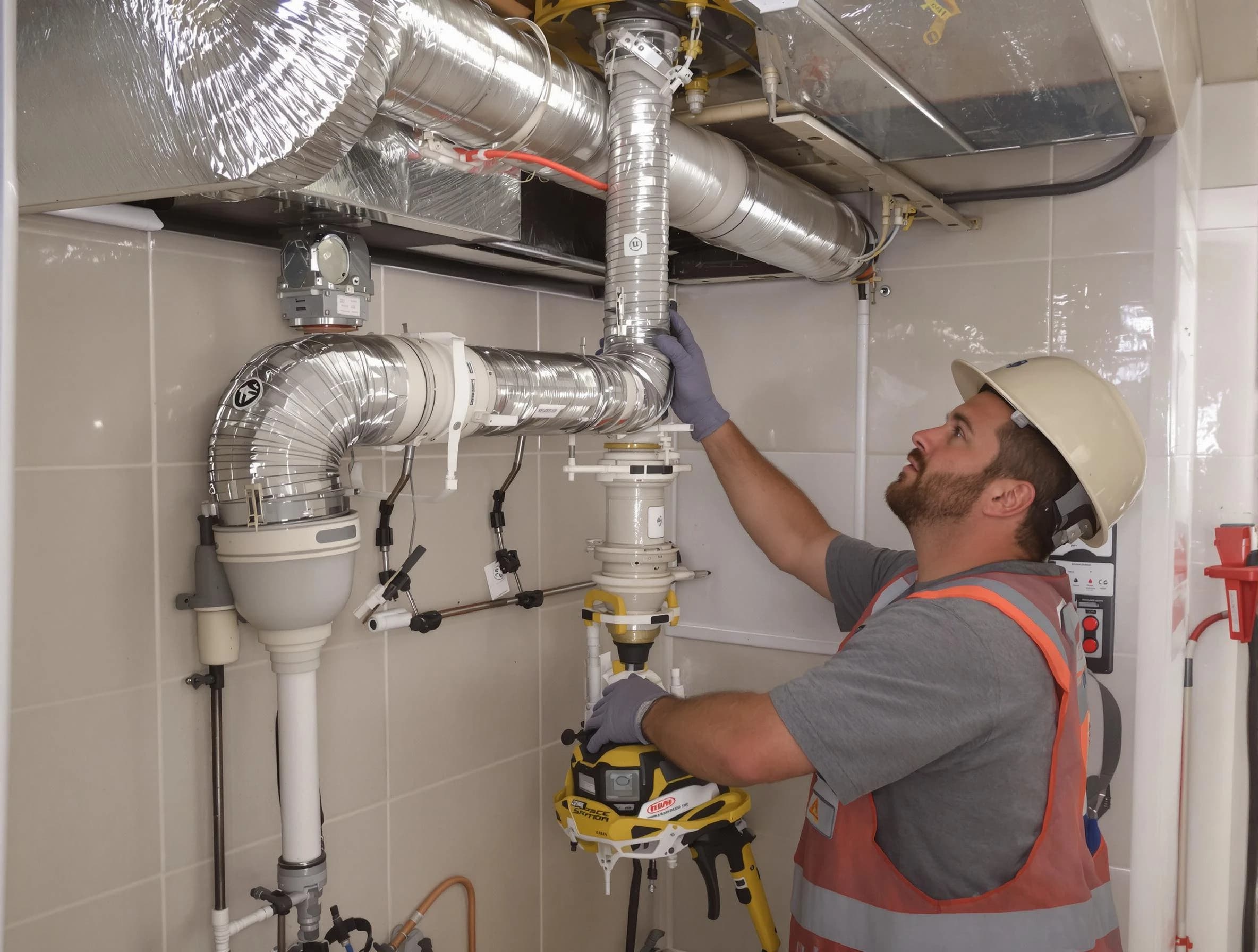 Dracut Dryer Vent Cleaning expert performing professional dryer vent repair and installation in Dracut