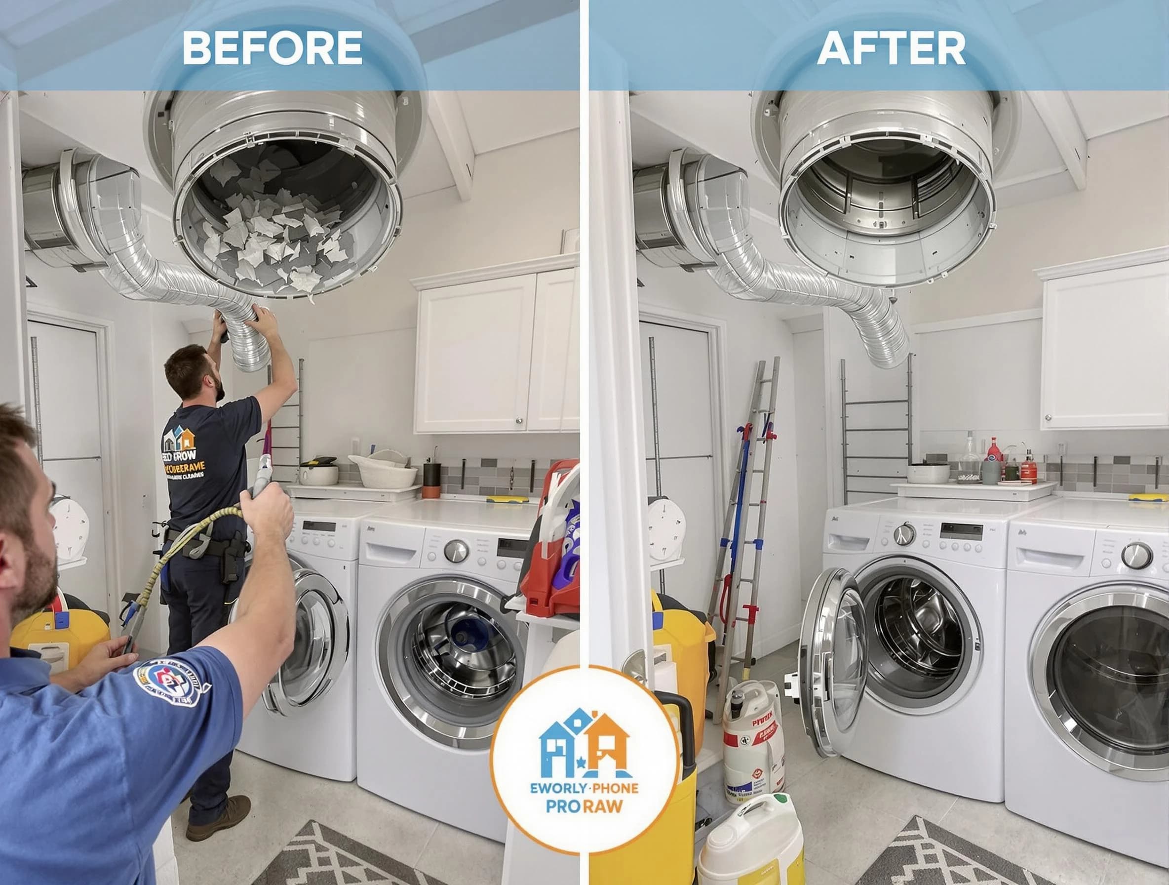 Residential dryer vent cleaning by Dracut Dryer Vent Cleaning in Dracut