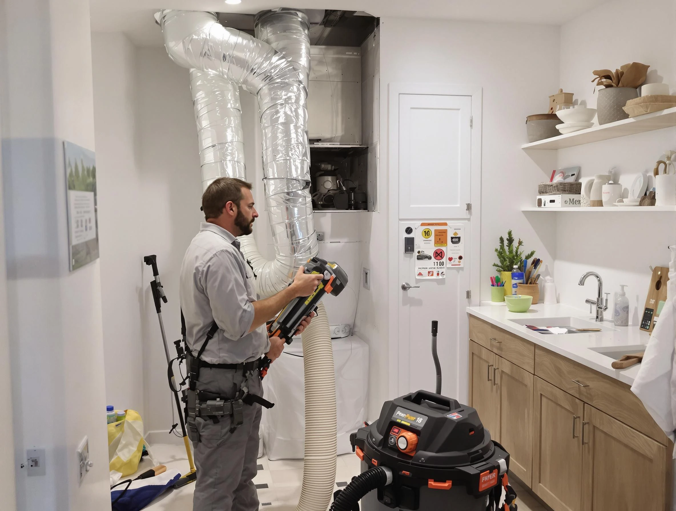 Clogged Dryer Vent Cleaning in Dracut