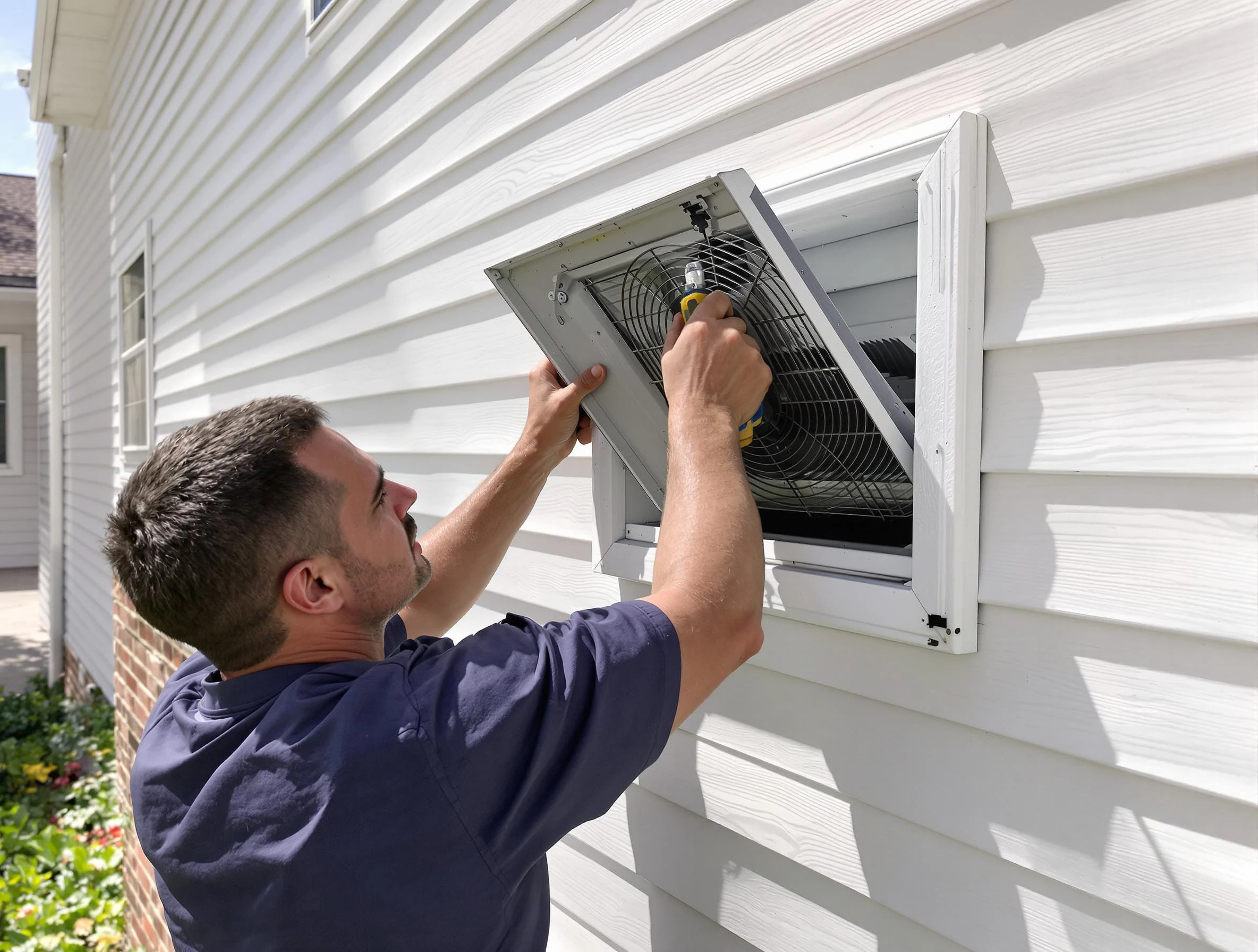 Dryer Vent Cover Replacement in Dracut